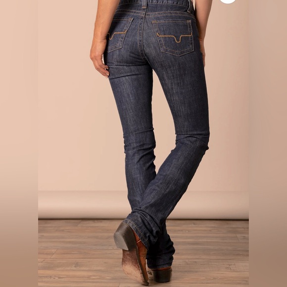 Kimes Ranch Betty Blue Modest Boot Cut Mid Rise Jeans Size 2 - Picture 5 of 12